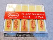 10 pack Lazarro Eb Alto Sax Reeds NEW SEALED