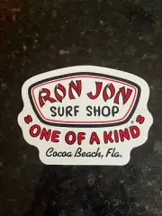 Ron Jon Surf Shop One Of A Kind Cocoa Beach Sticker