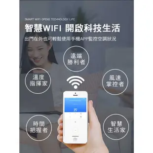 【JJPRO】WiFi智慧移動式冷氣 升級款(14000BTU 冷氣、風扇、手機遠端控制) JPP13-14K