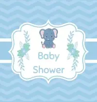 在飛比找博客來優惠-Blue baby shower guest book (H