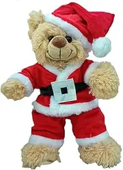 Splodge Teddy Parties - Teddy Bear Clothes - Santa Claus Outfit (10"/25cm) - Fits Bear - Kid - BEAR NOT INCLUDED