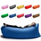Outdoor Inflatable Sofa Air Bed Lounger Sofa Lay Sack Hangout Camping Beach Bag
