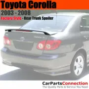 Painted Trunk Spoiler with Brake Lamp For 03-08 Toyota Corolla 040 SUPER WHITE (for: Toyota)
