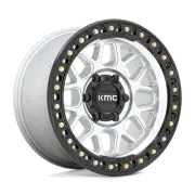 18x9 KMC KM549 GRS Machined With Satin Black Lip Wheel 8x180 (18mm)