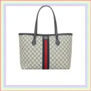 Gucci Tote Bag 631685 96IWN Ophidia GG Supreme Canvas Tote Bag beige/blue
