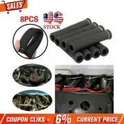 2500° 6" Spark Plug Wire Boots Protector Sleeve Heat Shield Cover 8 Pcs US (for: Honda)