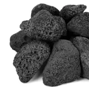 Large Volcanic Lava Rock Granules for Fire Bowls/Pits 10 lbs 2.75"-5" Firepits