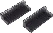 Game Card Storage Rack,Large Capacity Game Disk Display Bracket,Orderly Storage 2 PCS CD Rack,for Switch