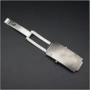 Watch Bracelet Accessories Business Strap Buckle Stainless Steel Folding Clasp 18 Mm 20 Mm No. 2 Clasp Suitable Compatible with Omega Compatible with Seamaster 007 Clasp(20mm)