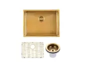 600x450x230mm Top/Undermount Single Bowl Kitchen Sink 304 Stainless Steel