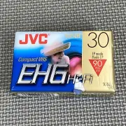 JVC VHS-C TC-30 Compact Camcorder Tape 90 Min Hi-Fi EHG 30 EP Sealed New