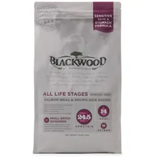 【金王子寵物倉儲】柏萊富 Blackwood / 功能性全齡犬腸胃保健配方(鮭魚+米) 5磅 / 15磅 / 30磅