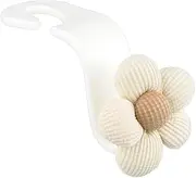 Flower Car Seat Headrest Hook Hanger, 1Pc Flower Portable Car Seat Back Hanger Car Seat Headrest Hook,Car Back Seat Headrest Hook,Vehicle Backseat Storage Organizer Hanger,White (1)