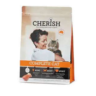 切爾西CHERISH全齡貓飼料(雞肉+鮭魚-3kg)澳洲天然貓糧/成幼貓（效期2024.08）