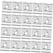 TINEASUR 100pcs U Clip Car Fastener Clips Durable U Nuts for Automotive Interior Panels for Door Trim Dashboard Bumpers and Seats Wear Resistant Easy to Use