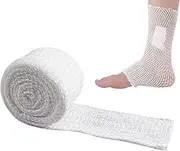 Elastic Bandage Wrap | Mesh Bandage Roll | Breathable Cuttable Bandage Stretchable Wrap Nursing Aid for Palm, Elbow, Head, Feet, Toe, Leg, Finger
