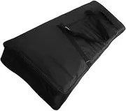 KESOTO 76 Keys Keyboard Bag with Extra Pockets for Electric Digital Piano Waterproof Lightweight Durable Portable, Black