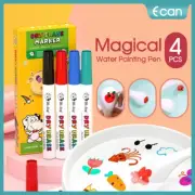 4pcs Magical Water Painting Pen Magic Doodle Drawing Pens Multicolor
