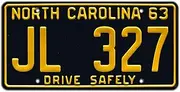 Celebrity Machines The Andy Griffith Show | Mayberry Police Car | JL 327 | Metal Stamped Vanity Prop License Plate
