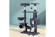 i.Pet Cat Tree 144cm Tower Scratching Post Scratcher Wood Condo Toys House Bed