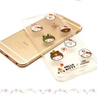 日單Hello Kitty iPhone6s plus手機殼 軟殼全包 創意跨界聯名