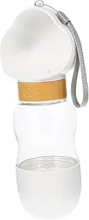 VICASKY Portable Dog Water Dispenser with Food Container Cute Leakproof Pet Water Bottle for Outdoor Activities for Puppies and Dogs