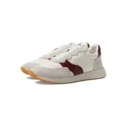NWT! Size: 7 Soludos Paradiso Retro Sneakers in White/Wine