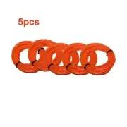 5Pcs For Ego Grade 0.095 In Brushcutter Cord Orange Trimmer Nylon-Strimmer Line