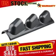 52mm 2 1/16" Car A-Pillar Pod Mount Universal Triple Gauge holder Cup Black (for: Chevrolet)