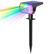 LED Garden Pathway Lamp RGB Solar Spot Lights