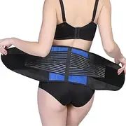S-6XL Plus Size Back Brace Adjustable Waist Support Belt Men Women Double Pull Lumbar Decompression Belt For Lower Back Pain, Herniated Disc, Sciatica, Scoliosis(XX-Large)