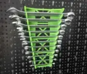 Spanner / Wrench pegboard holder & wall mounted version 3d printed