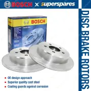 2 x Bosch Rear Disc Brake Rotors for Mercedes Benz Sprinter 419 515 516 518 CDI