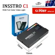 INSSTRO C1 RGB LED Video Light 2500-8500K with Build-in Battery