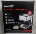 Geek Chef Espresso Machine Coffee Maker 20 Bar Pressure ESE Pod Ground Silver