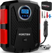 Tyre Inflator Portable Air Compressor 150 PSI, Bike Pump, 12V Electric Air Pump