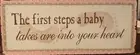 Rustic Baby Signs From Hobby Lobby
