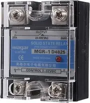 Sukiola -1 D4825 Single-phase Solid State Relay SSR 25A DC 3-32 V AC 24-480 V