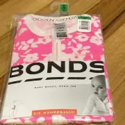 Bonds Zip Wondersuit Zip Pink Size 000 BNWT Baby Girl