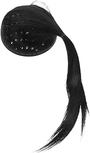 Happyyami Hair Piece Synthetic Hair Volume Boost Volume Boosting Hair Extensions Volume Increase Ponytail Hair Extension for Volume Ponytail Hair Extensions Hair Extension Wig Plastic Black