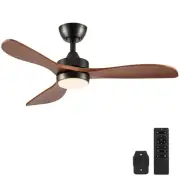 Ceiling Fans with Lights, 42 Inch Ceiling Fan and Remote, 6-Speeds Noiseless ...