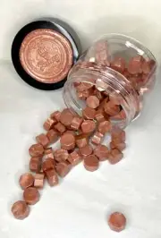 100 Count Rose Gold Sealing Wax Beads