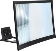 NUOBESTY Cell Phone Screen Magnifier with Angles for Enhanced Viewing Experience Retro Style Amplifier for Movies and Videos Portable Stand for Desk Travel