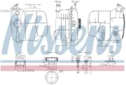 Nissens Coolant Expansion Tank 996305 for eg. OPEL ASTRA (2004) 1.6 ECOTEC etc