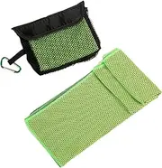 Golf Towel - Absorbing Sweat Towels for Gym - with Mesh Bag, Portable Home Gym Accessories for Men Women Neck Face