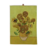 Bedding House Van Gogh Yellow Sunflower Tea Towel