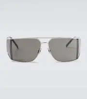 [Saint Laurent] Saint Laurent Rectangular sunglasses One Size grey