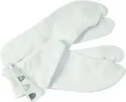 Japanese Traditional TABI Socks Kimono with Kohaze White Japan