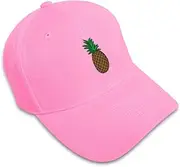 [Speedy Pros] Custom Baseball Cap Pineapple Embroidery Dad Hats for Men & Women Strap Closure