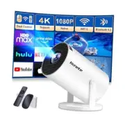 Mini Projector 1080P, 4K Projector Full HD with WIFI 6 and Bluetooth 5.2